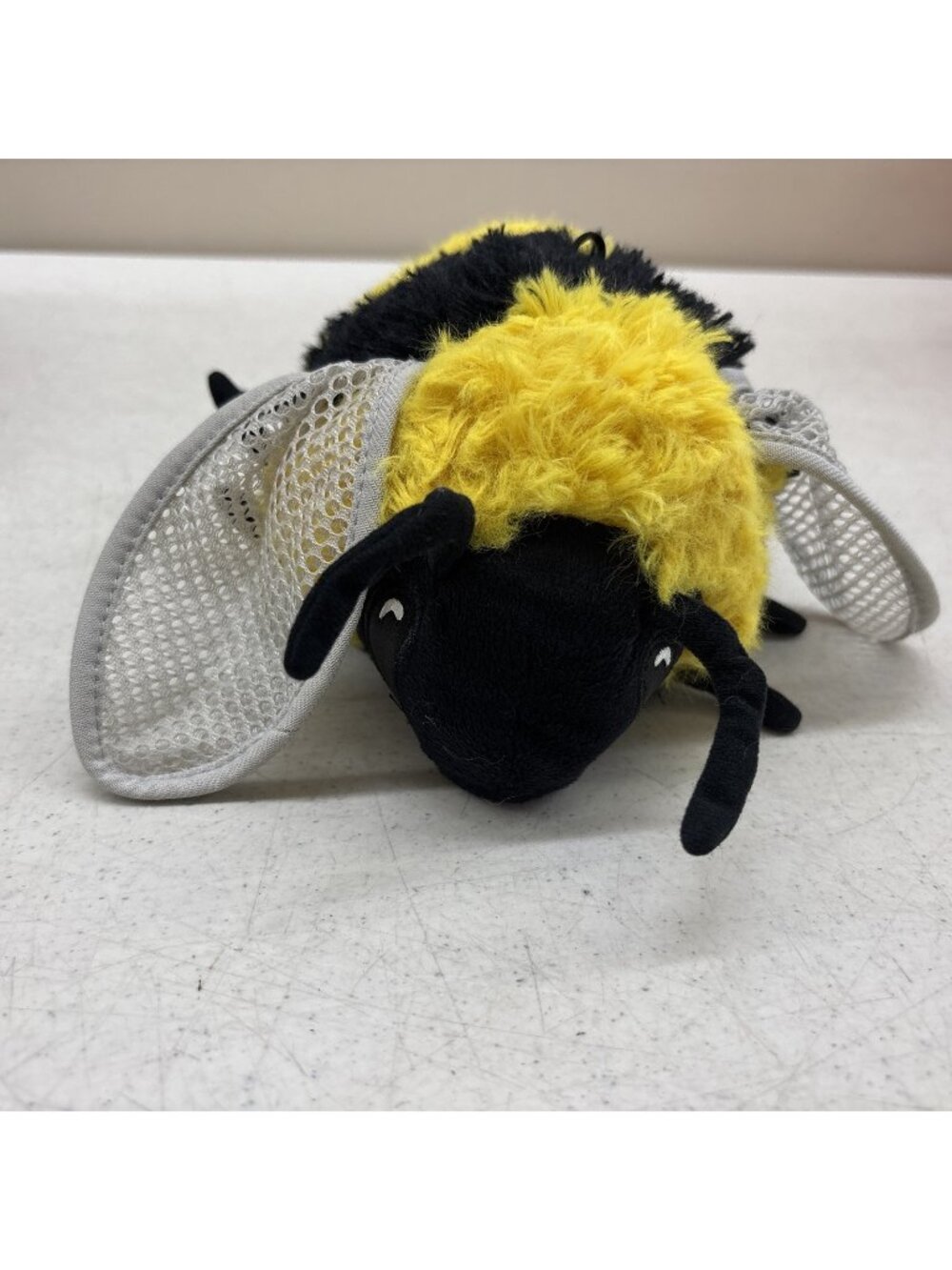 Ikea Bee Plush Skogsduva 8" Bumblebee Black Yellow Gray Stuffed 405.769.10